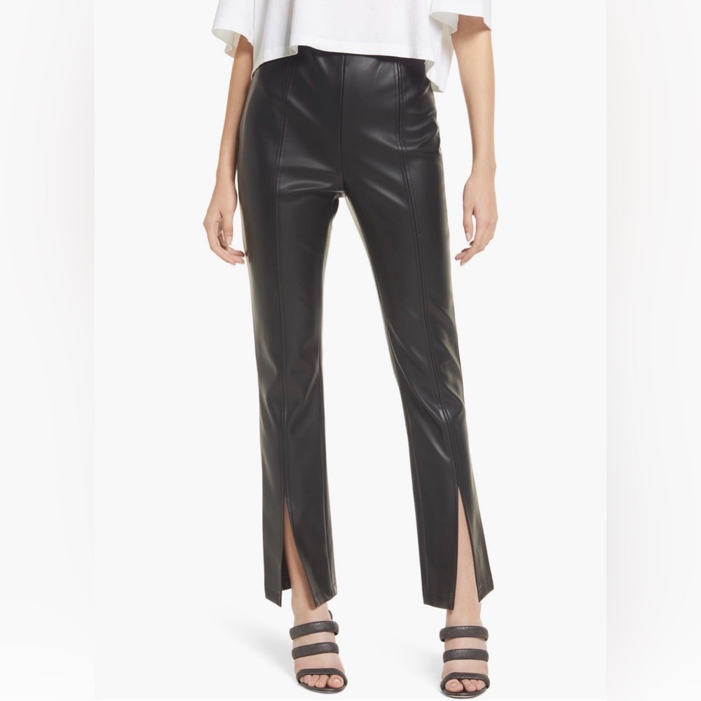 VERO MODA Sola High Waist Coated
Faux Leather Pants